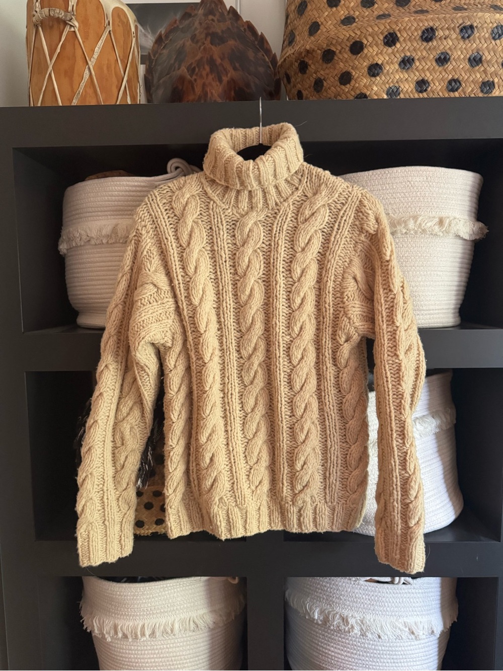 Ralph Lauren Cable Knit Turtleneck Sweater